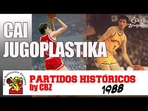 CAI Zaragoza-Jugoplastika Split Copa Korac 1987-88