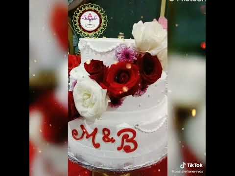 pastel de Boda rosas Naturales