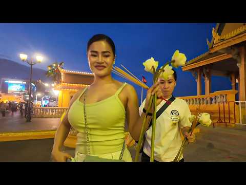 Exploring Phnom Penh Riverside: Street Food, Scenic Views, and Local Life