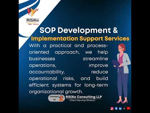 SOP development & implementation support services