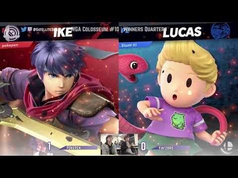 Pokepen (Ike) vs. Yayzors (Lucas) - WGA Colosseum #10 - Winners Quarters