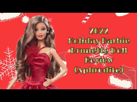 2022 Holiday Barbie | Brunette | Doll Review (Aphrodite) | BB Dollies