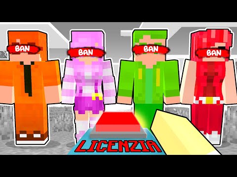 LICENZIO I MIEI AMICI DAL MIO CANALE DI MINECRAFT