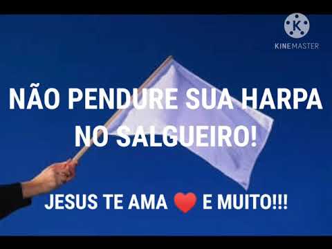NÃO PENDURE SUA HARPA NO SALGUEIRO! JESUS TE AMA ❤️ E MUITO!!!