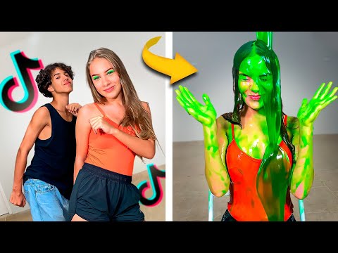 QUEM NÃO SOUBER A DANCINHA DO TIKTOK TOMA BANHO DE SLIME | Pop Teen TV