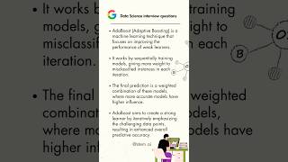 Adaboost machine learning algorithm #datascience #dataanalysis #machinelearning #datasciencecareer