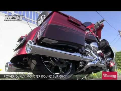 Vance & Hines Monster Rounds Slip-On Mufflers & Power Duals Header Pipes | Available at J&P Cycles