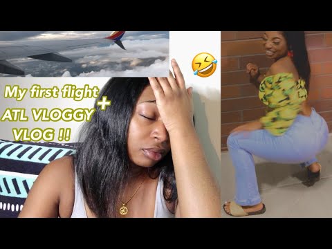 FIRST PLANE STORYTIME X ATL VLOG HELLA FOOTAGE & CATCHUP ❤️🥵🔥‼️ |Badassbrownskin