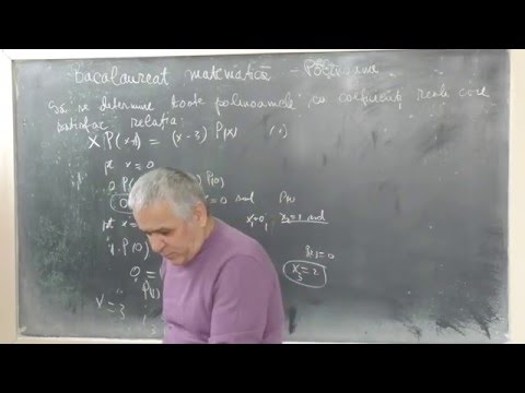 Lectia BAC 40-  Functie polinomiala