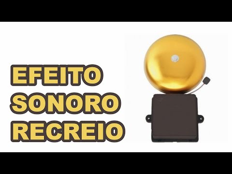 🔴 Efeito Sonoro Sinal de Escola Recreio - Best Bell Ringer Sound Effect HQ
