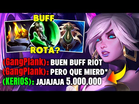 😈¡RIOT *SUPER BUFFA* a RIVEN y el MAIN GANGPLANK 800.000 MAESTRIA dice QUE ES INJUSTO y SIN SENTIDO!