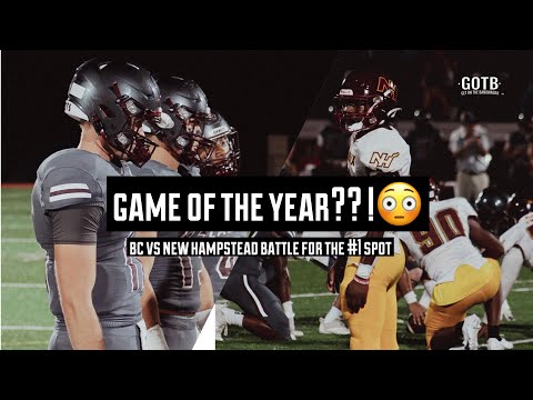 BC #1 Team???!! *BC vs New Hampstead gets ugly real quick
