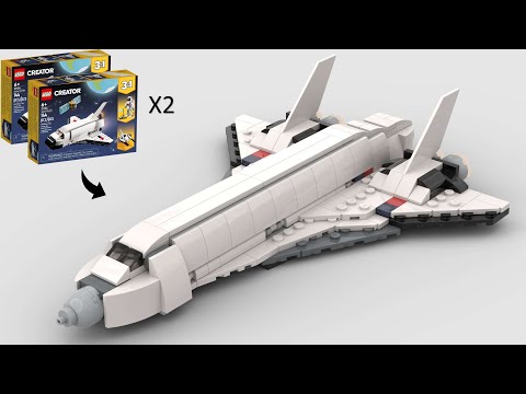 LEGO Space Star Chaser Spacecraft - Alternate Build of 2 x 31134 Space Shuttle