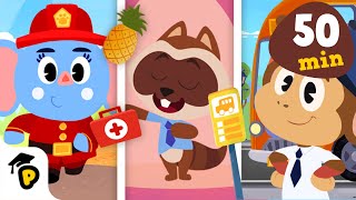 Top 3 | Adventures in Panda City | Kids Learning Cartoon | Dr. Panda TotoTime Season 2