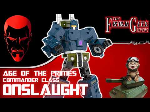 THE NECKS HAVE IT! | Age of the Primes Commander ONSLAUGHT: EmGo's Transformers Reviews