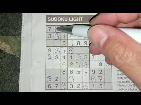 Overload with Sudoku's starting one with a Light Sudoku (with a PDF file) 08-02-2019 part 1 of 2