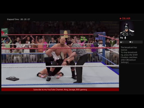 WWE 2k16 2k Showcase Austin 3:16 Walkthrough Gameplay part 5