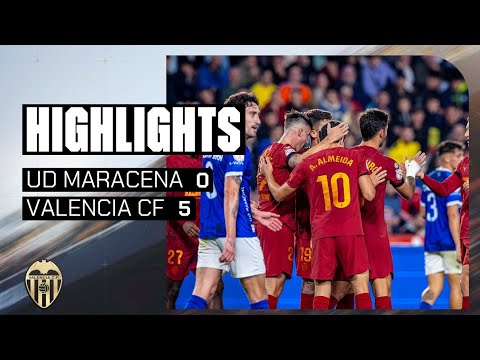 UD MARACENA 0 - 5 VALENCIA CF | MATCH HIGHLIGHTS - FIRST ROUND OF THE COPA DE SM EL REY 2025-26