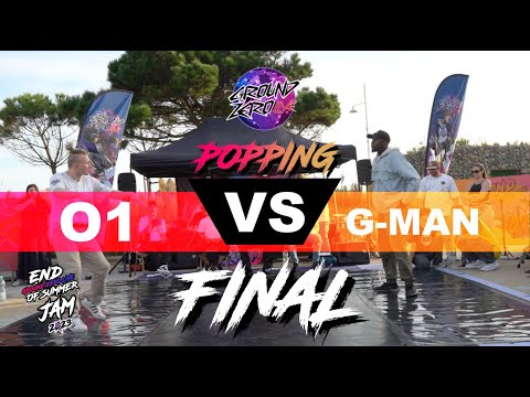 O1 VS G-MAN | POPPING FINAL | End of Summer Jam 2023