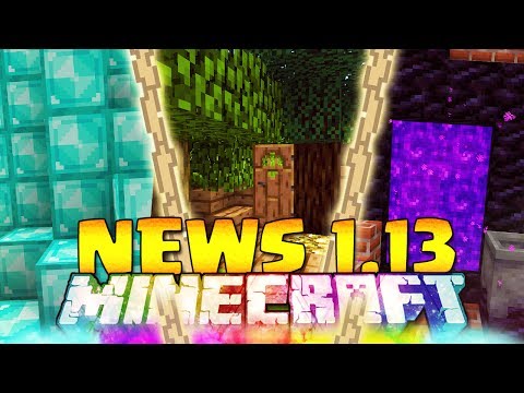 TUTTE LE TEXTURE VERRANNO CAMBIATE? - Minecraft ITA - 1.13 News: Nuova Grafica