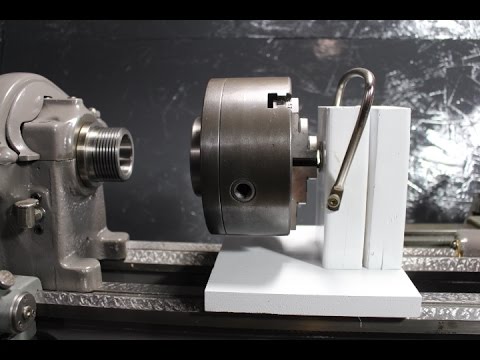 Lathe chuck caddy installation and removal