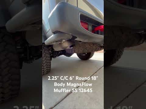 Magnaflow exhaust on Jeep gladiator 3.6 #magnaflow #jeep #jeepgladiator #3six #exhaust #offroad