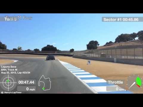Laguna Seca Lap; BMW M3 August 2013