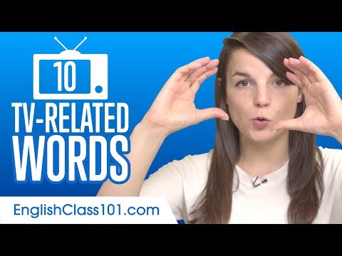 テレビ関連の英単語トップ10 (Top 10 TV-related Words in English)