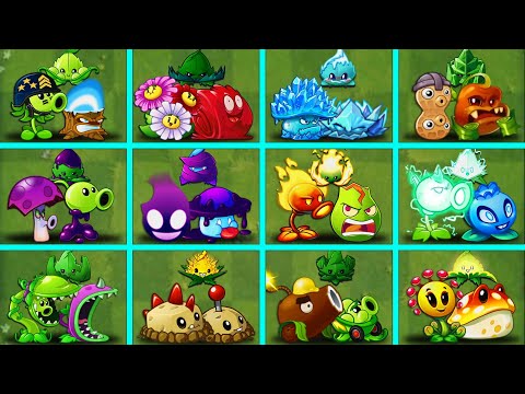PvZ2 - Random 12 Teams & Mint Plants Battlez - Which Team Plant Will WIn ?