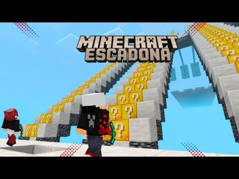 Minecraft: ESCADONA GIGANTE - ELE FICOU EM CHOQUE! 😳