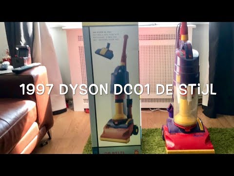 Rare 1998 Dyson DC01 De Stijl Limited Edition With Oringal Box (Pre Resttoration)