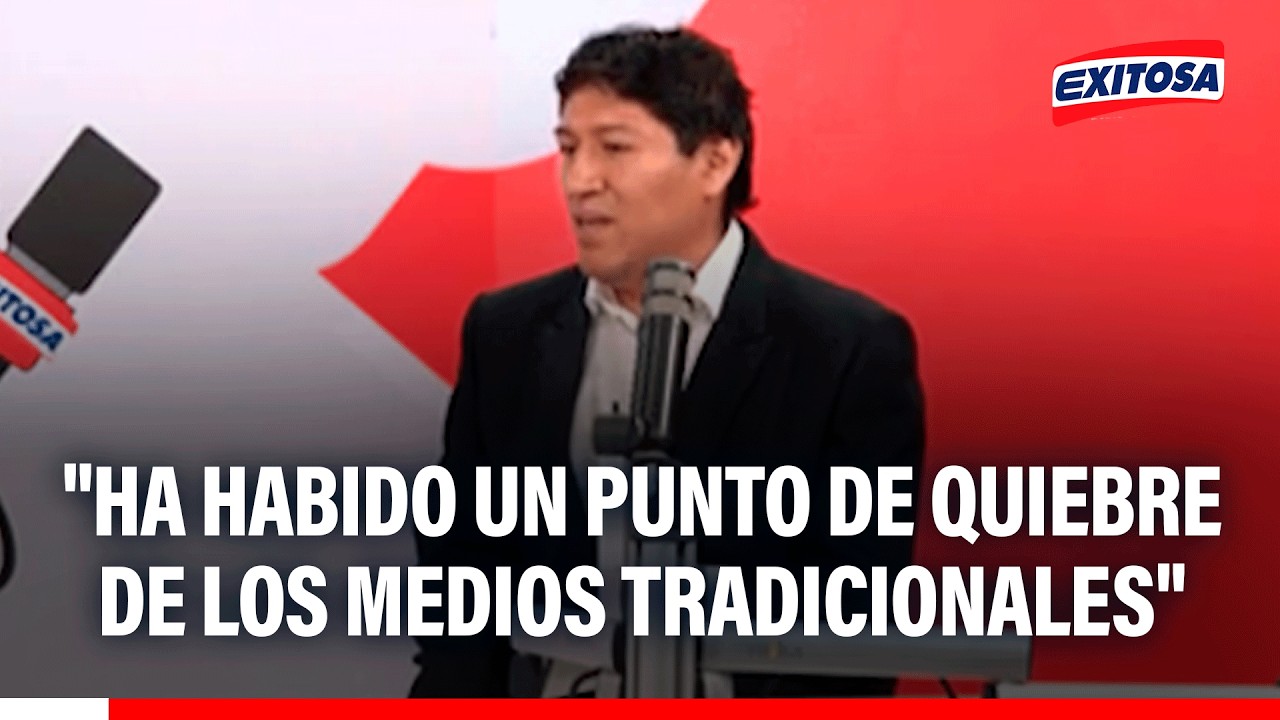 🔴🔵 José Eduardo Espinoza: "Ha habido un punto de quiebre de los medios tradicionales"