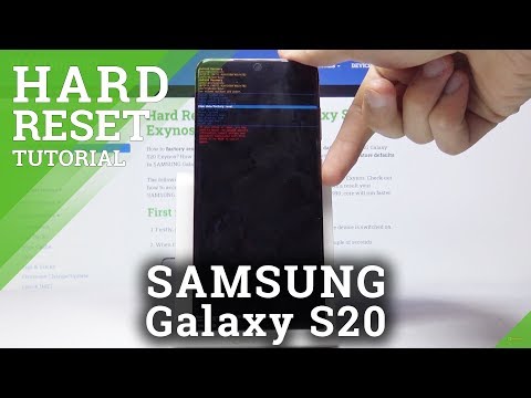 How to Hard Reset SAMSUNG Galaxy S20 - Bypass Screen Lock / Factory Reset by Recovery Mode