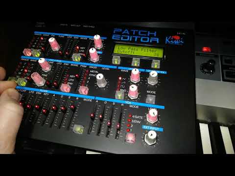 Roland MKS-80 Super Jupiter  1984 - Black, including Kiwi match Editor ( controller) image 10