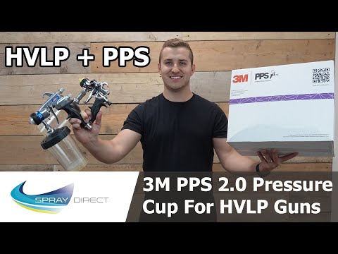 3M PPS Series 2.0 Pressure Cup System For HVLP Turbine Guns - How To Fit & Demo