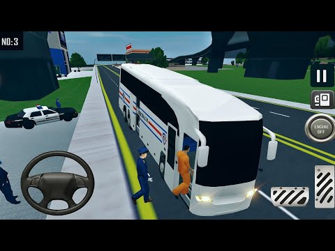 Police Bus Driving Simulator Off Road Transport Duty  #1 -  Android Gameplay 2025
