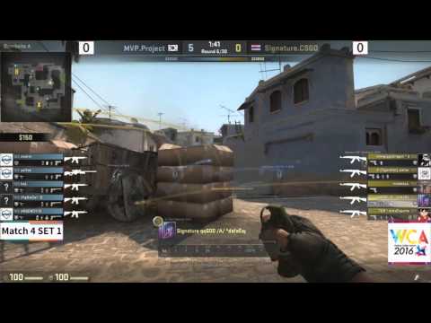 MVP project vs Signature SET1 WCA 2016 APAC Qualifiers CSGO Match4 160419 KOR