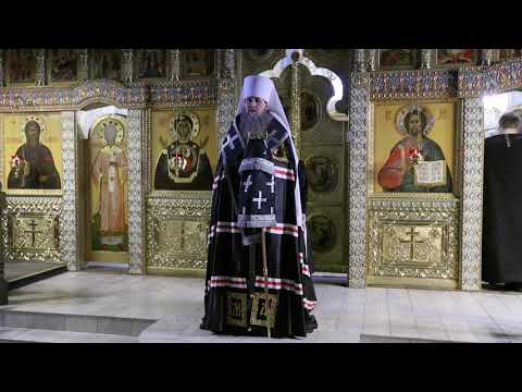 В первый день Великого поста митрополит Даниил молился в Александро-Невском соборе 