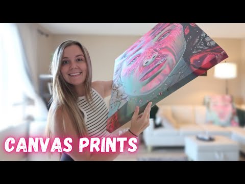 How to Make Canvas Prints without ZOOMING In on your Art!