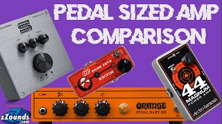 Pedal Sized Amps - Mooer, EHX, Orange & Seymour Duncan