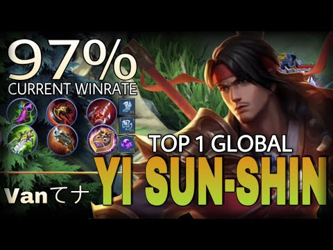 97% Current Win Rate!! Top 1 Global Yi Sun-Shin S22 Gameplay by Vanてナ - Mobile Legends
