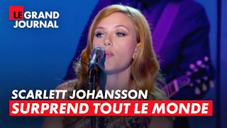 Scarlett Johansson : Le talent caché que personne n’attendait ! ✨🎤 | Le Grand Journal (2009)