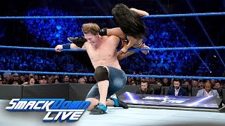John Cena &amp; Becky Lynch vs. Andrade &quot;Cien&quot; Almas &amp; Zelina Vega: SmackDown LIVE, Jan. 1, 2019