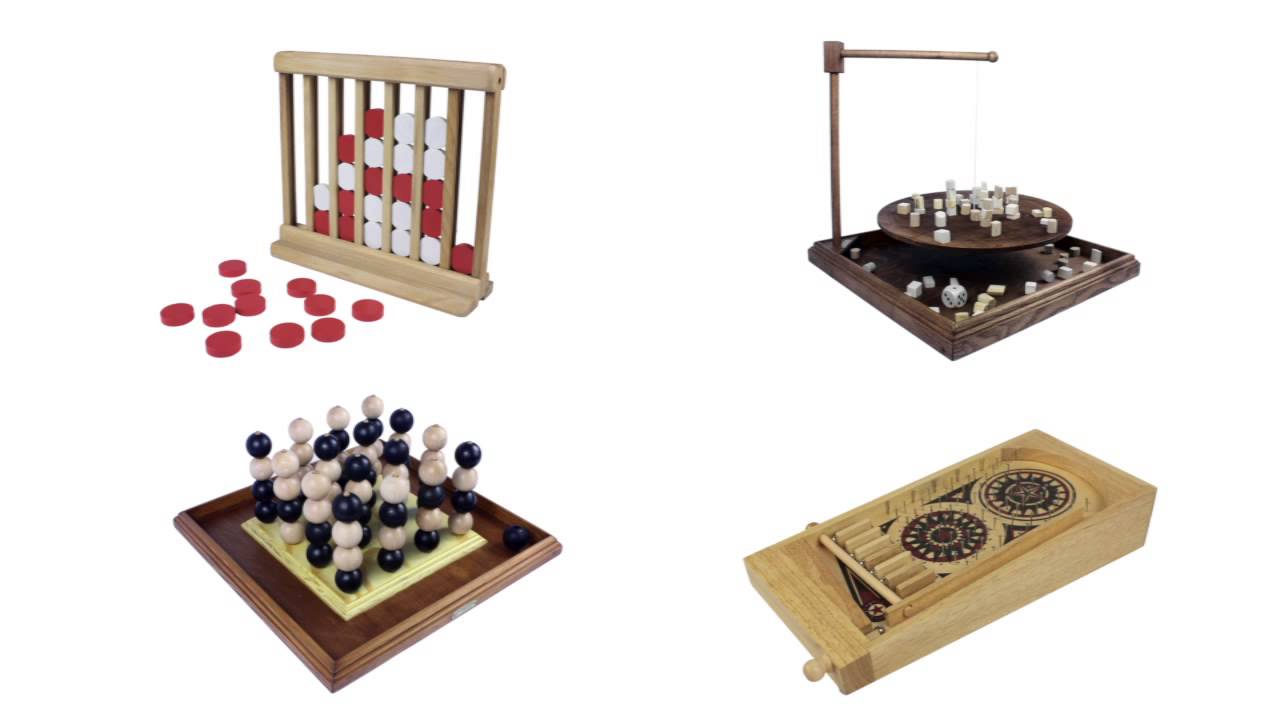 LOT DE 5 JEUX GEANT EN BOIS