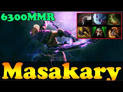 Dota 2 - Masakary 6300 MMR Plays Anti-Mage Vol 1 - Ranked Match Gameplay!