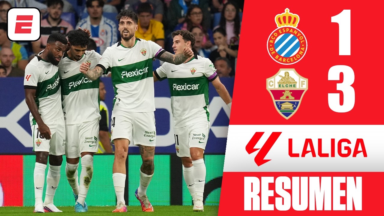 ELCHE de MARTÍN ANSELMI suma su PRIMER TRIUNFO de la CAMPAÑA en partidazo ante ESPANYOL | La Liga