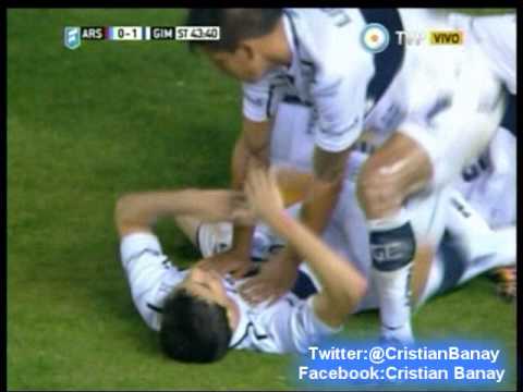 Arsenal 0 Gimnasia Lp 1 (Relato Ricardo Varas) Torneo Primera Division 2015
