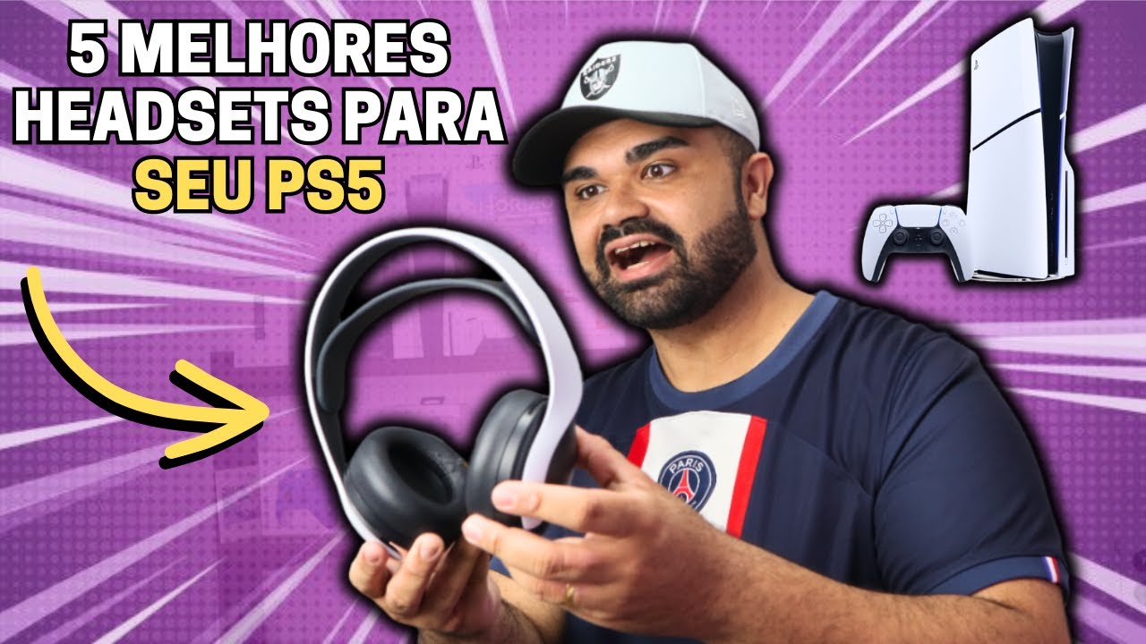 TOP 5 MELHORES HEADSETS PARA O SEU PS5 ! (PLAYSTATION 5)