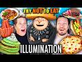Try Not To Eat Illumination Movies Despicable Me The Grinch Super Mario Bros