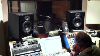 overdubbing Hammond organ at MorningStar studios for 